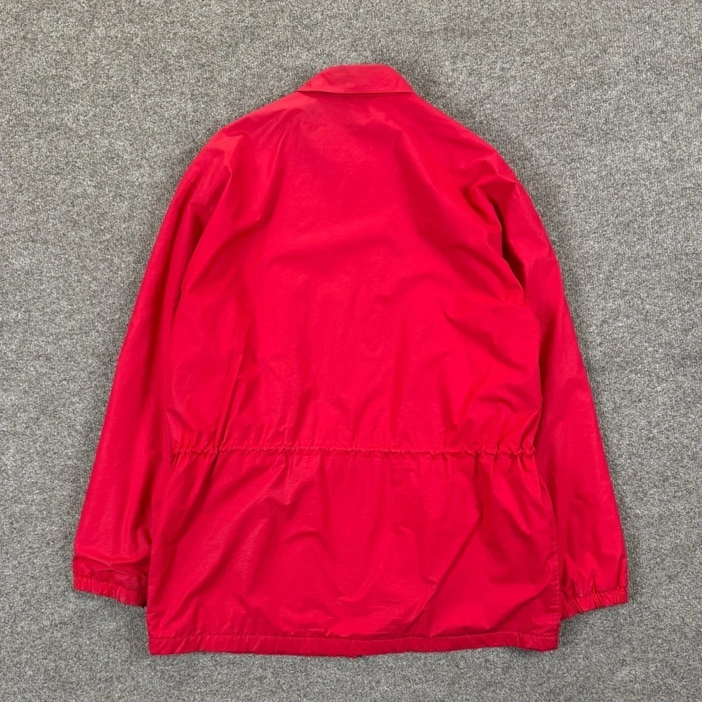Vintage Polo Ralph Lauren Red Parka Jacket Mens M Fleece Lined Outdoor Retro 90s
